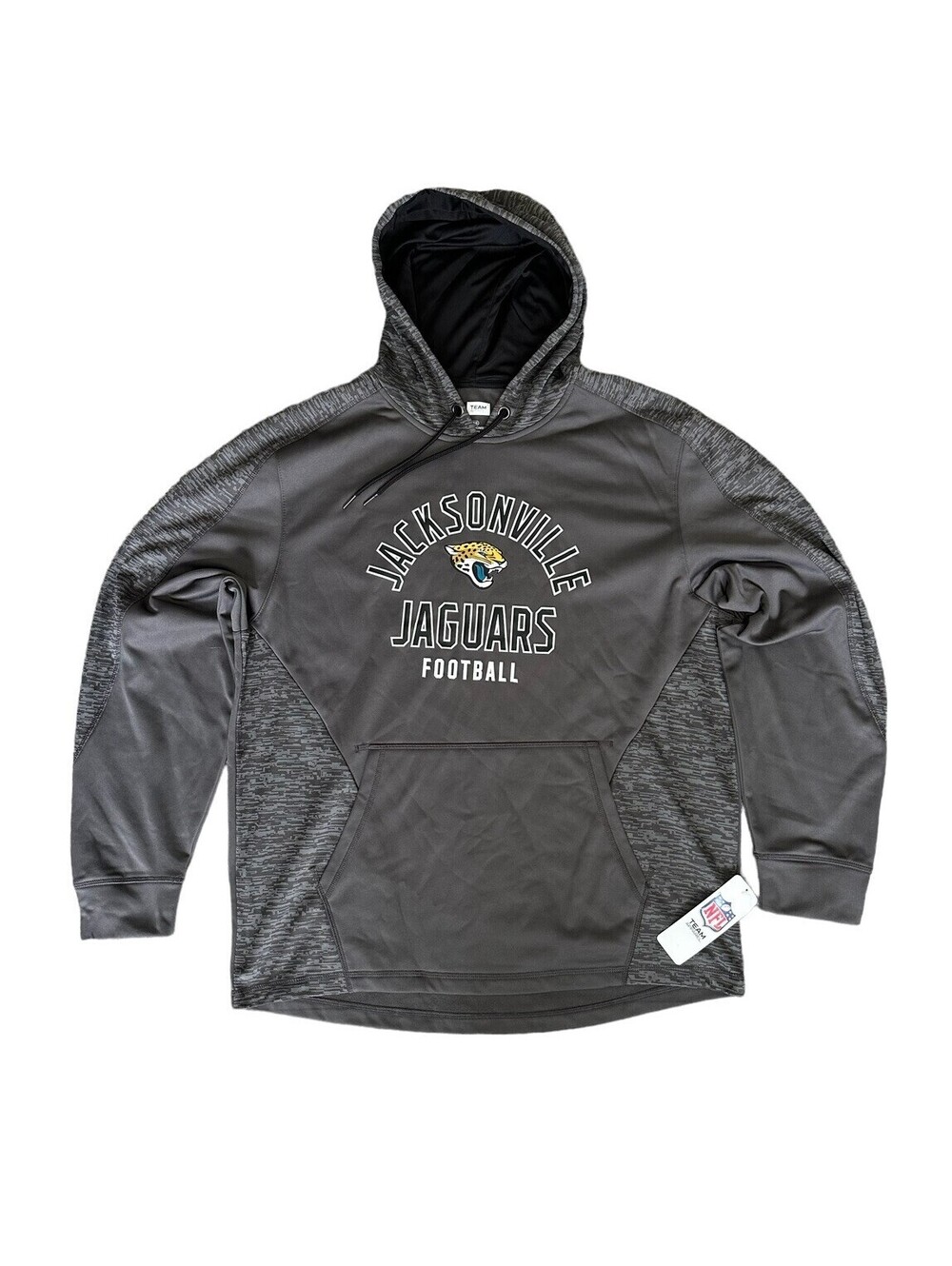 Jacksonville Jaguars Football NFL Team Apparel Gray Pullover Hoodie Mens Size XL